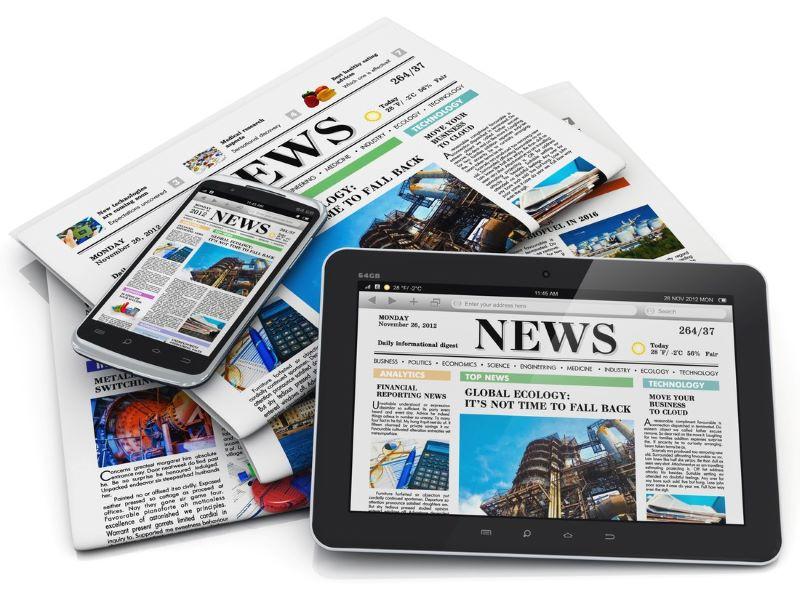 Image of generic news publications