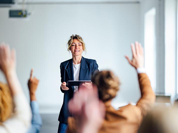 Female speaker fields questions