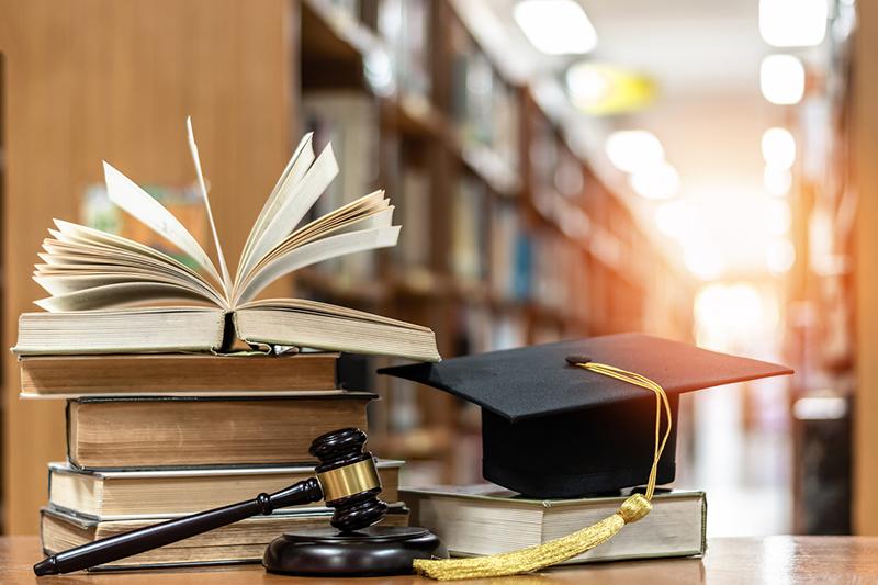 Business and legal education concept