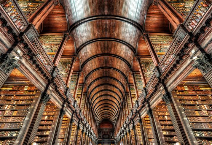 Trinity College library