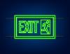 Exit sign