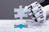 Robot doing jigsaw